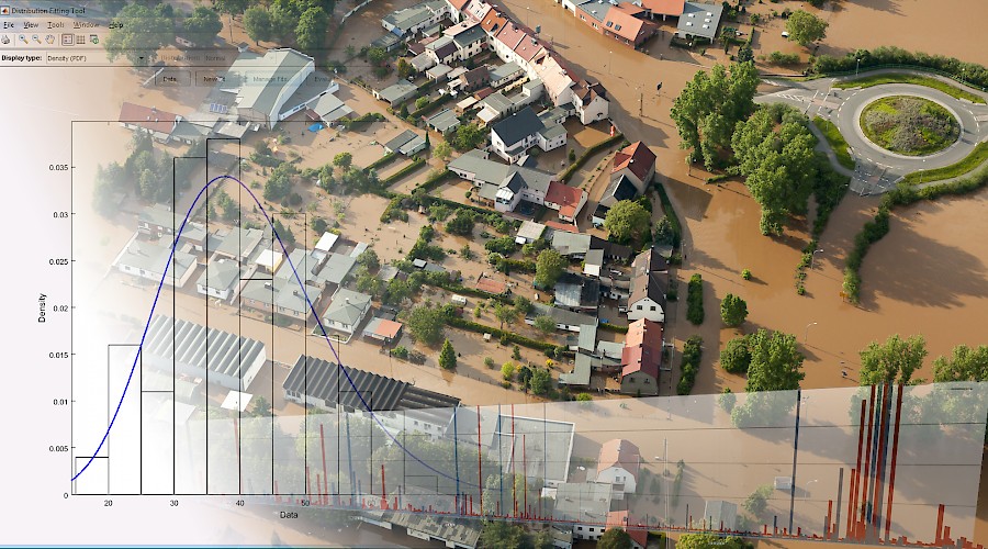 Ein probabilistisches Modell zur Abschätzung des Schadenpotenzials durch Überflutungen